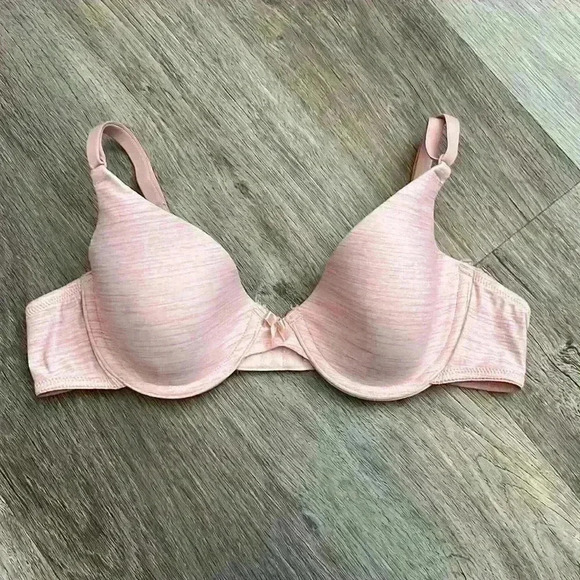 Maidenform Other - Maidenform bra light pink with dark pink stripes